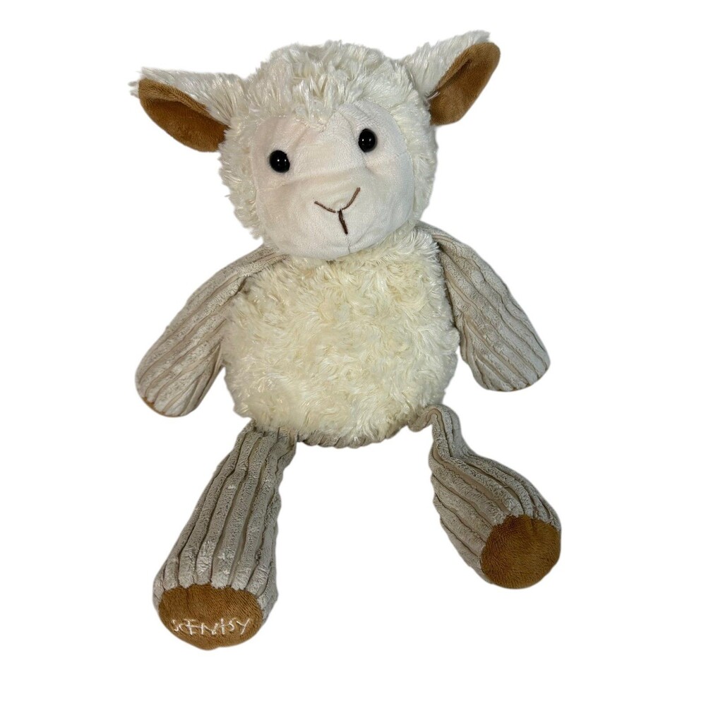 Scentsy Buddy Lenny The Lamb Retired Plush 13" No Scent Pak Cut Tags